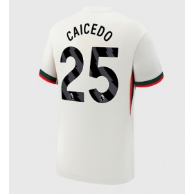 Herren Fußballbekleidung Chelsea Moises Caicedo #25 Auswärtstrikot 2025-26 Kurzarm